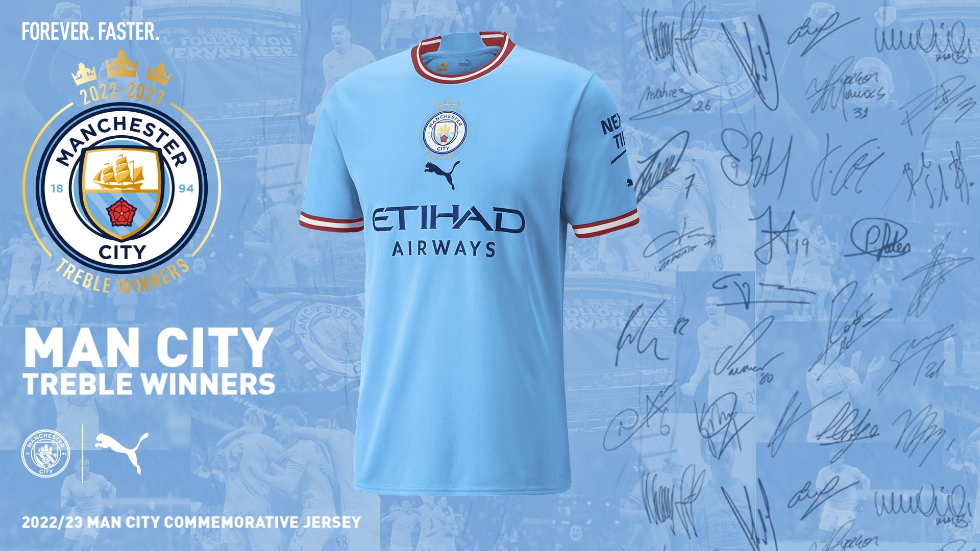 MCFC Treble Commemorative Jersey