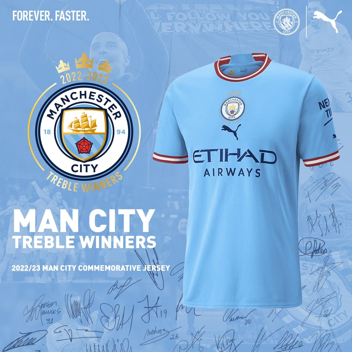 MCFC Treble Commemorative Jersey