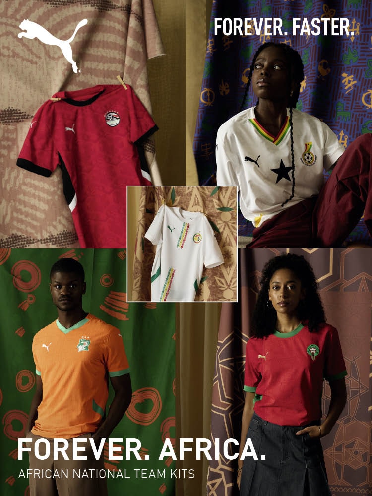 プーマ アフリカ 各国代表ユニフォーム
